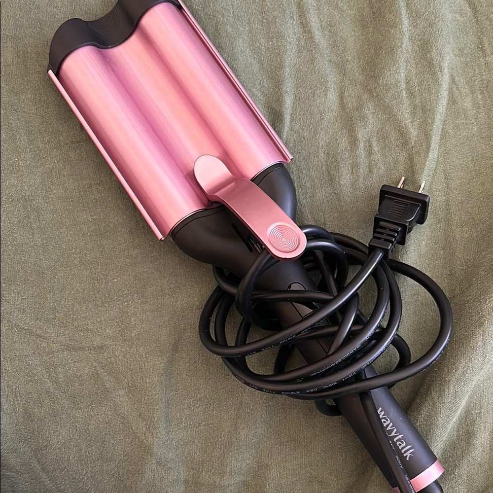 Wavytalk Three Barrel Pink Hair Waver
